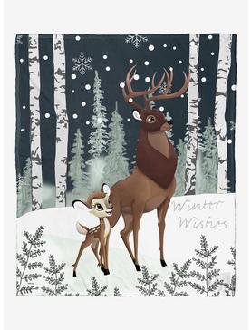 Disney Bambi 80th Celebration Winter Wishes Throw Blanket, , hi-res