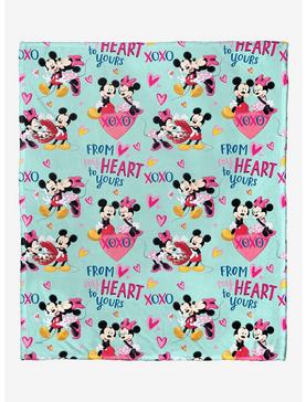 Disney Mickey Mouse Lovely Pattern Silk Touch Throw Blanket, , hi-res
