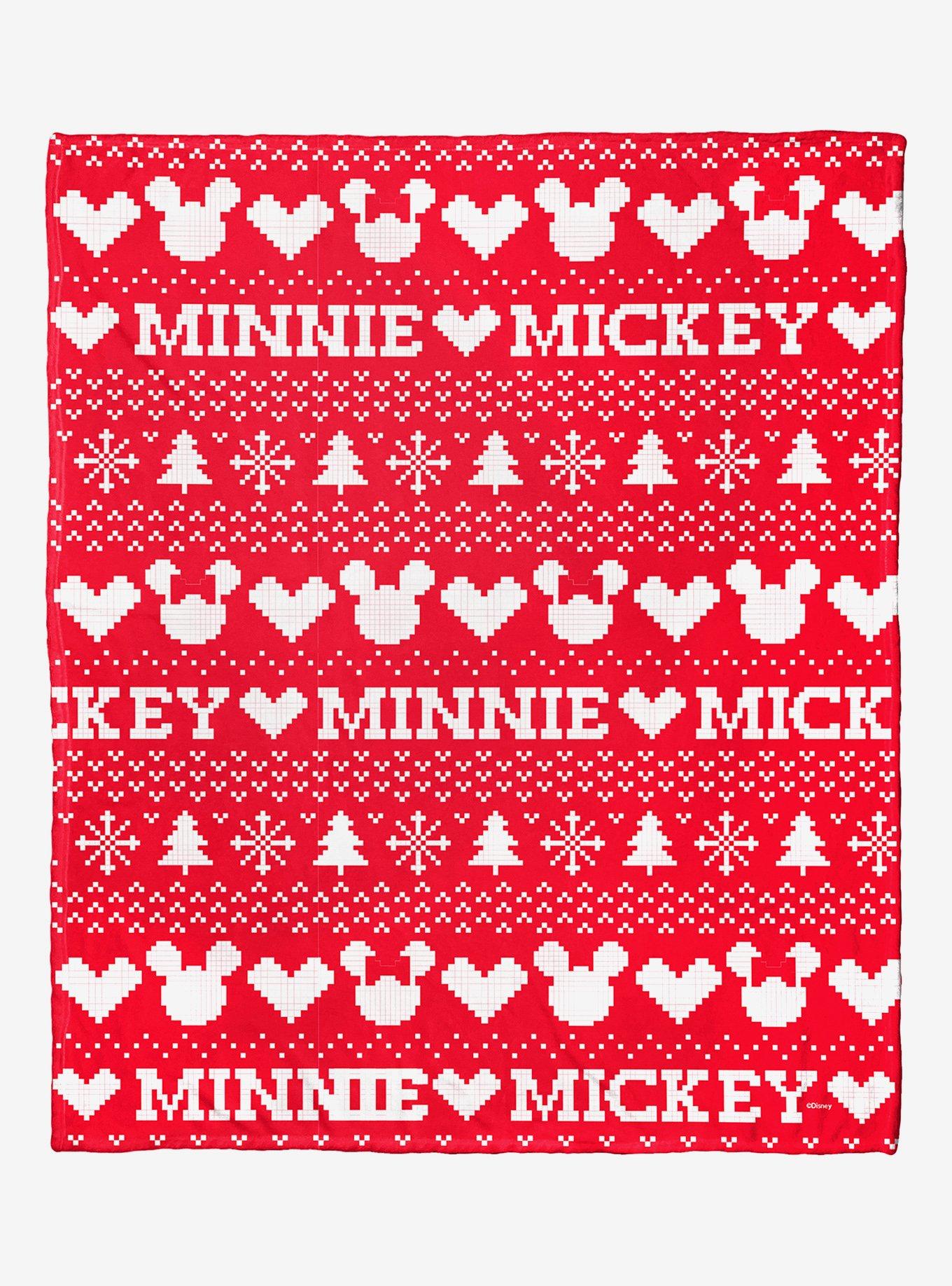 Disney Mickey Mouse Mickey Nordic Throw Blanket