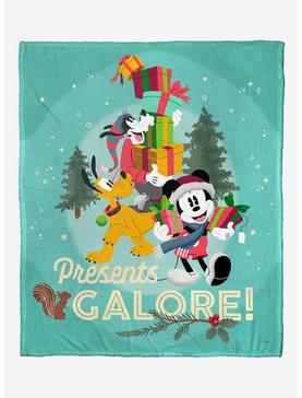 Disney Mickey Mouse Presents Galore Silk Touch Throw Blanket, , hi-res