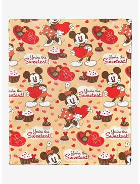 Disney Mickey Mouse You'Re The Sweetest Silk Touch Throw Blanket, , hi-res