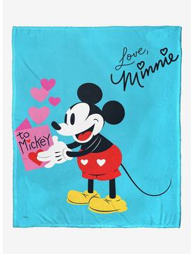 Plus Size Disney Minnie Mouse Love Minnie Silk Touch Throw Blanket, , hi-res