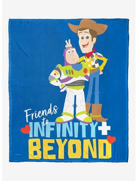 Plus Size Disney Pixar Toy Story Infinity And Beyond Valentine Silk Touch Throw Blanket, , hi-res