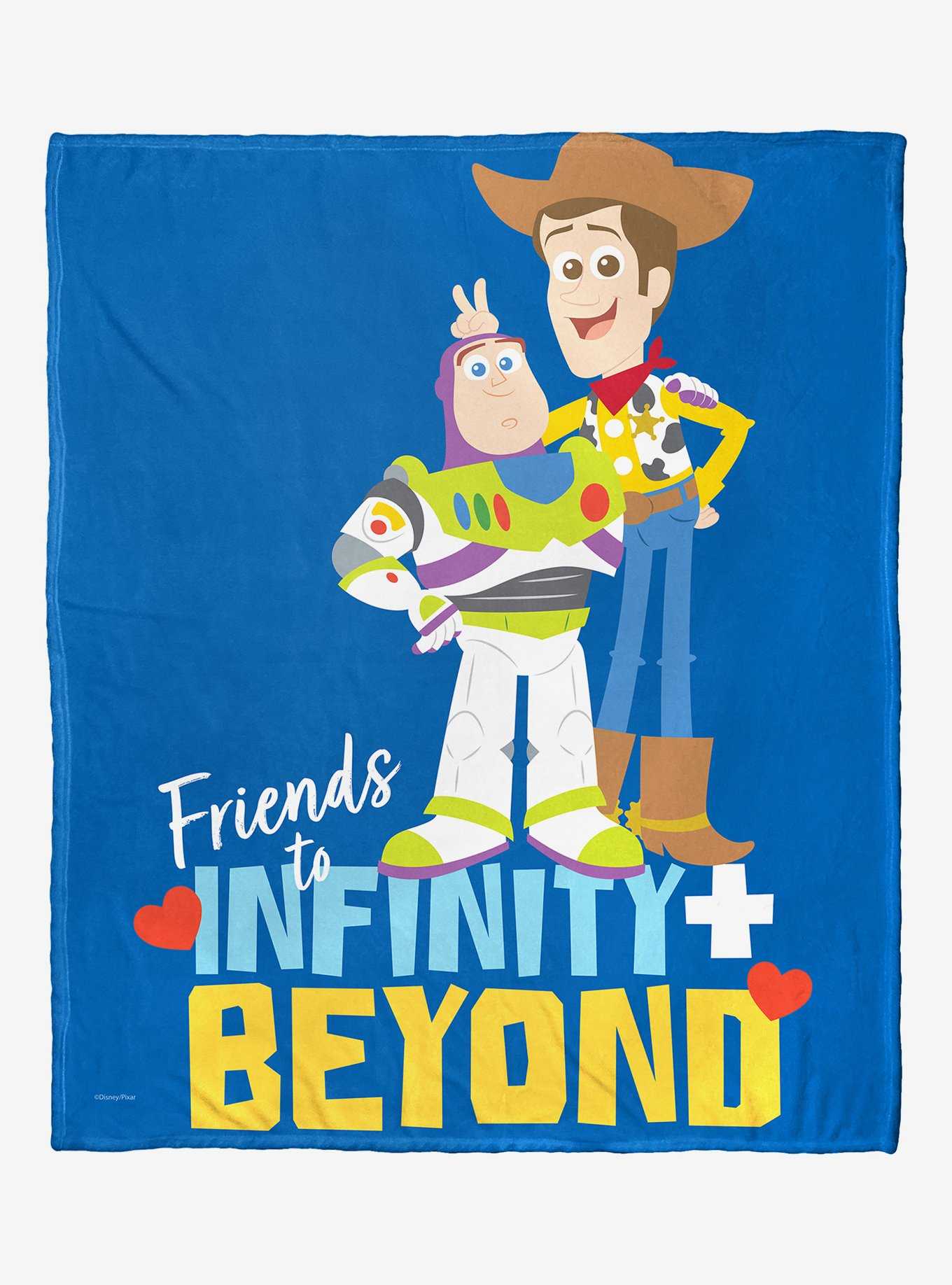 Disney Pixar Toy Story Infinity And Beyond Valentine Blanket, , hi-res