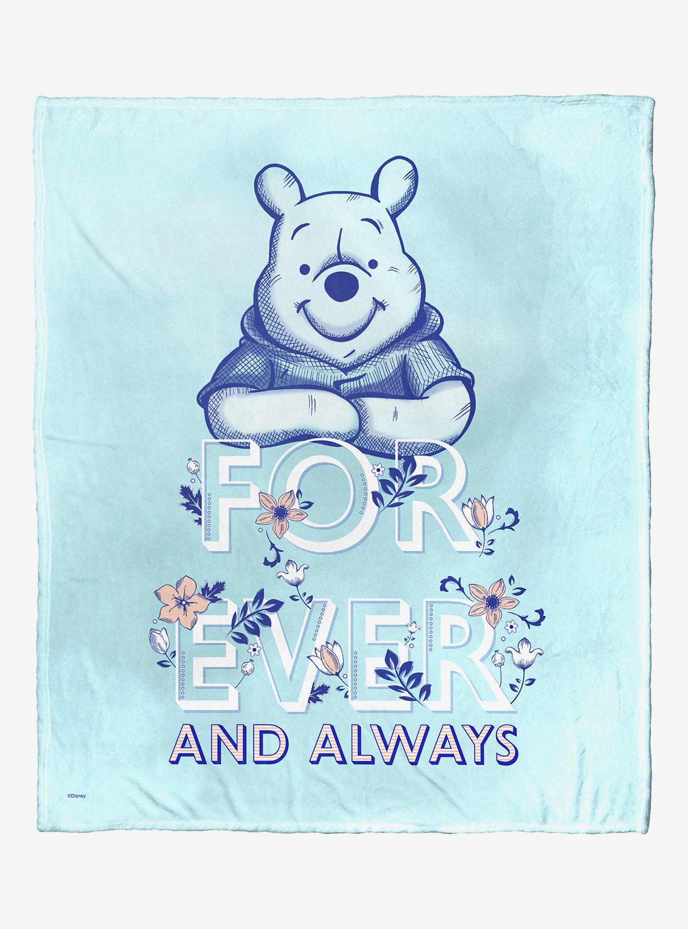 Disney Winnie The Pooh Forever Pooh Throw Blanket, , hi-res