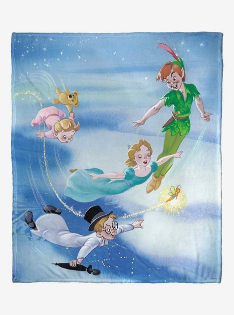 Disney Peter Pan Golden Book Peter Throw Blanket Hot Topic