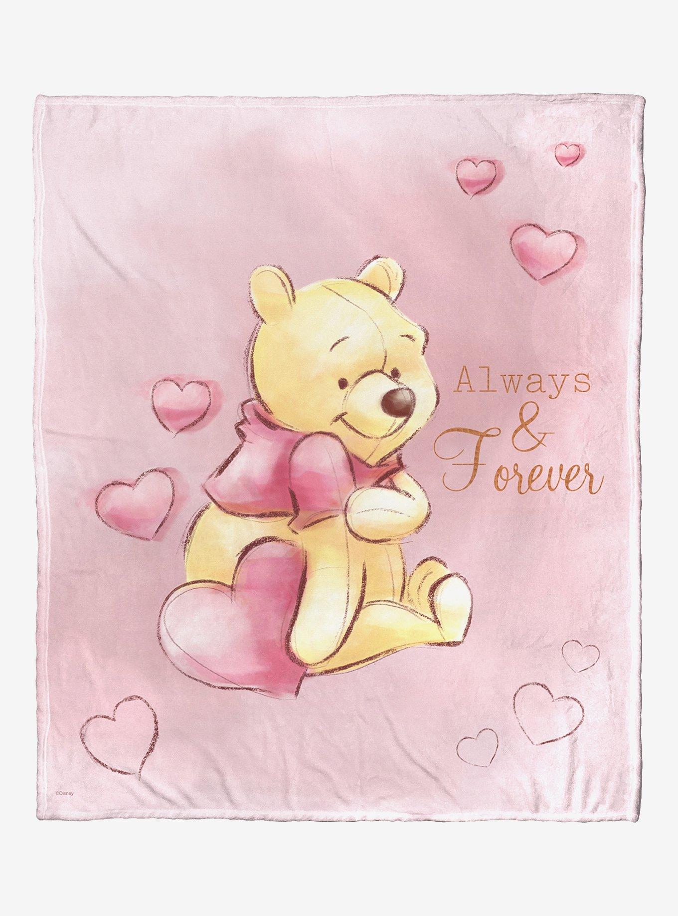 Disney Winnie The Pooh Love Always Pooh Throw Blanket, , hi-res