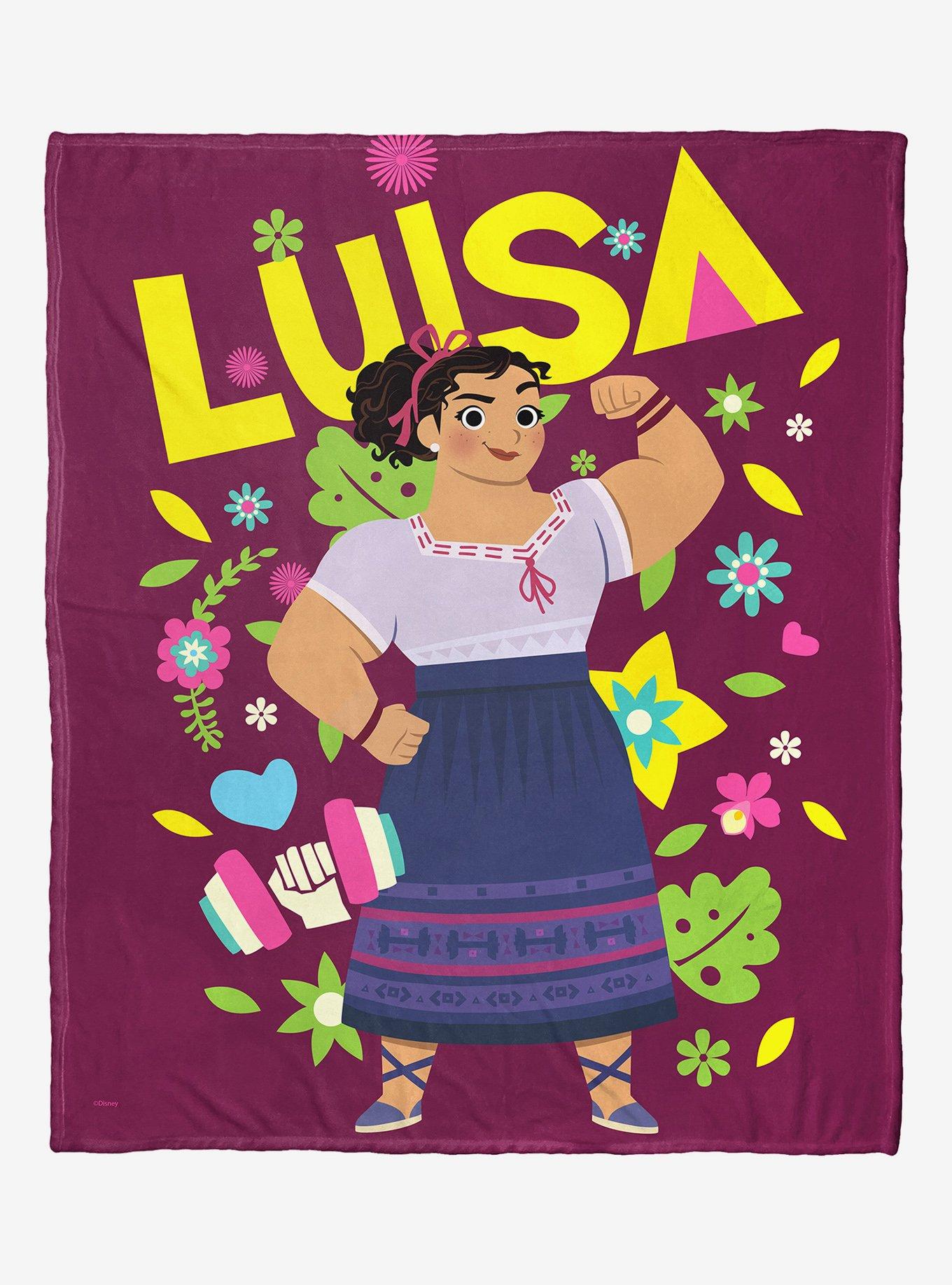 Disney Encanto Luisa Silk Touch Throw Blanket, , hi-res