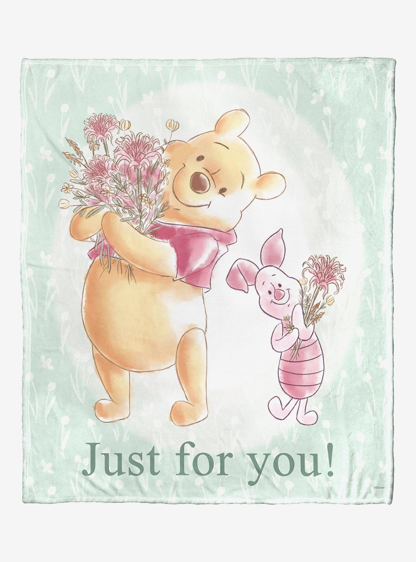 Disney Winnie The Pooh Meadow Frolic Throw Blanket, , hi-res