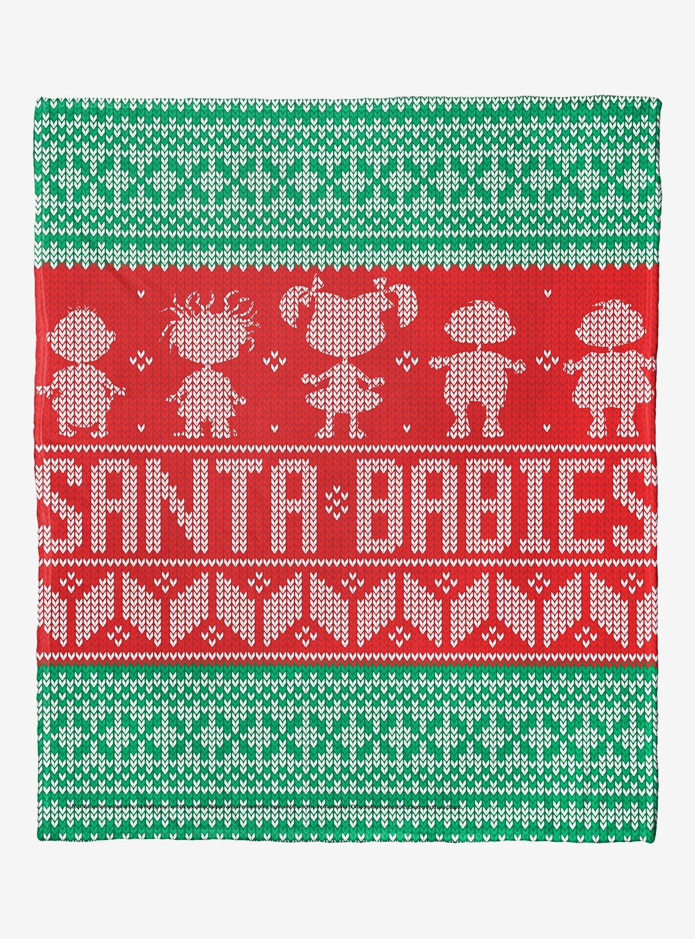 Rugrats Santa Babies Silk Touch Throw Blanket
