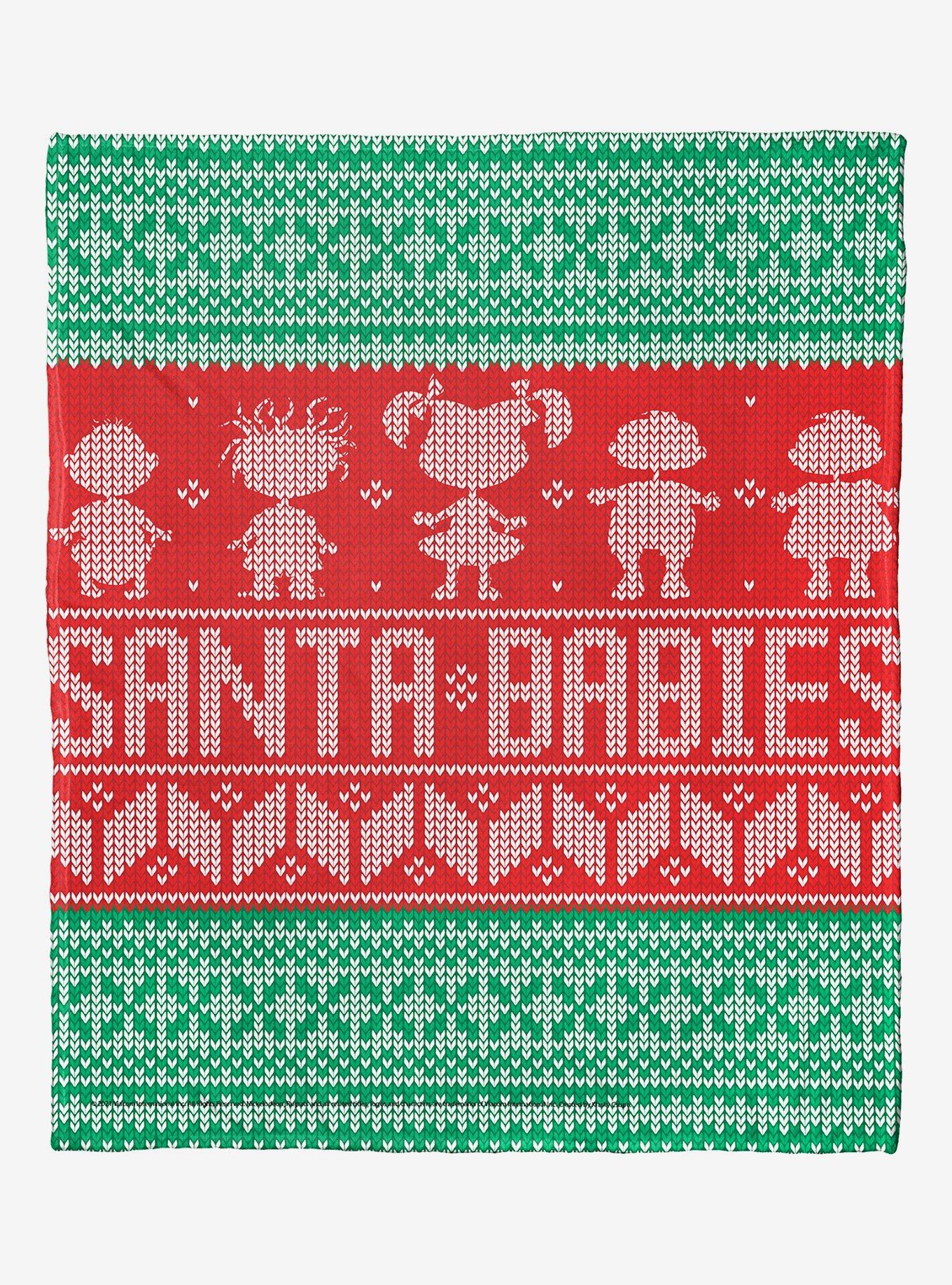 Rugrats Santa Babies Silk Touch Throw Blanket, , hi-res