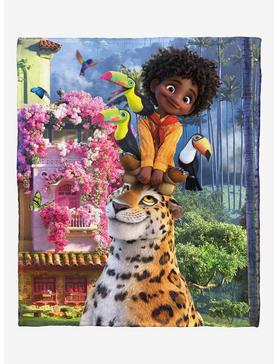 Plus Size Disney Encanto Jungle Meetup Silk Touch Throw Blanket, , hi-res