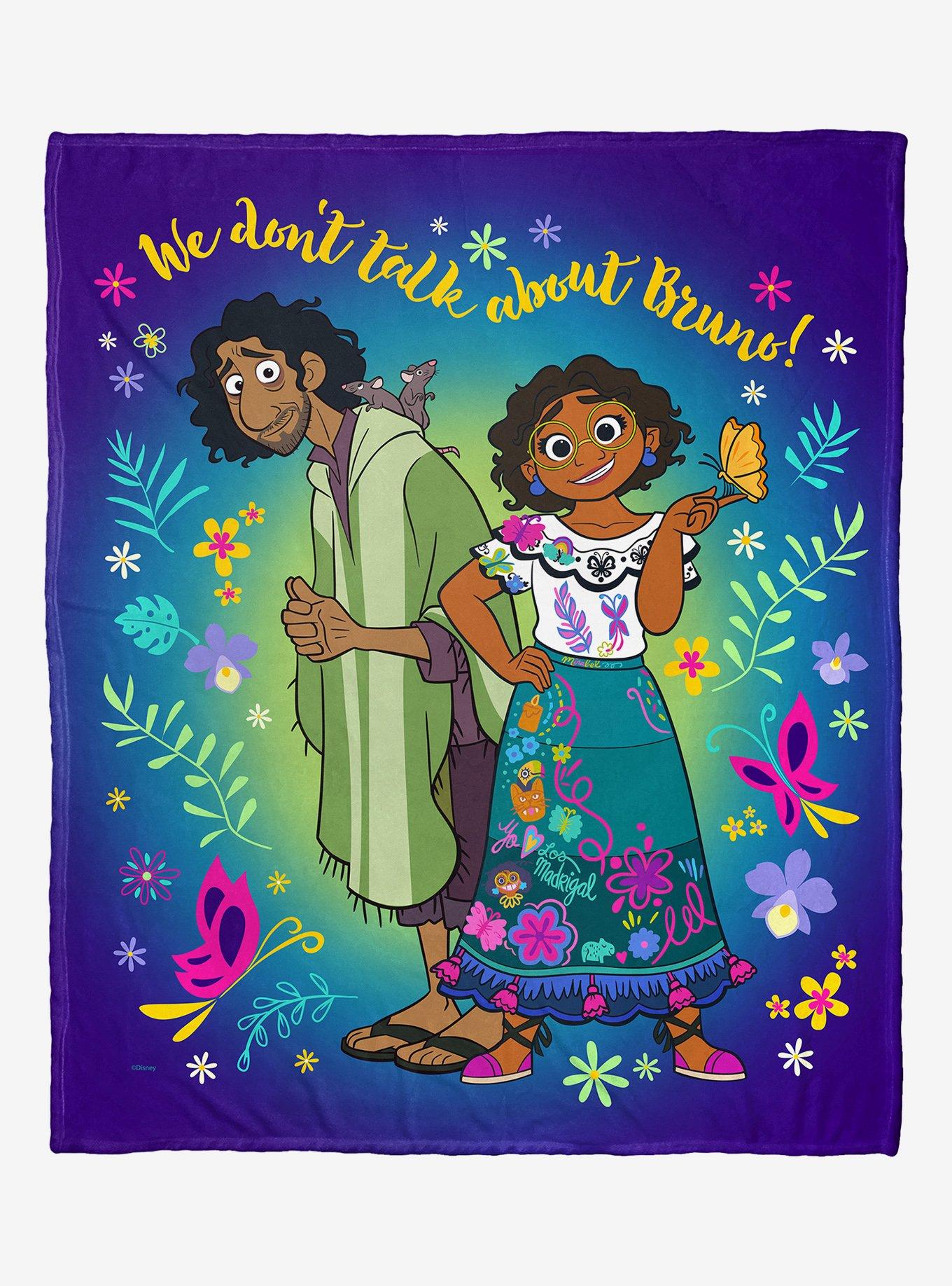 Disney Encanto Not Talking Bruno Throw Blanket, , hi-res