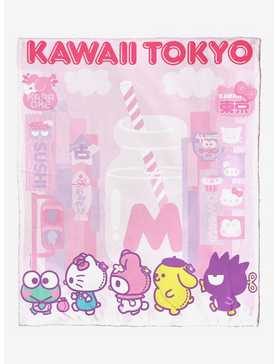 Sanrio Hello Kitty Kawaii Tokyo Throw Blanket, , hi-res