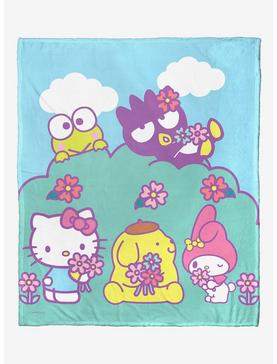Plus Size Sanrio Hello Kitty Springtime Friends Silk Touch Throw Blanket, , hi-res