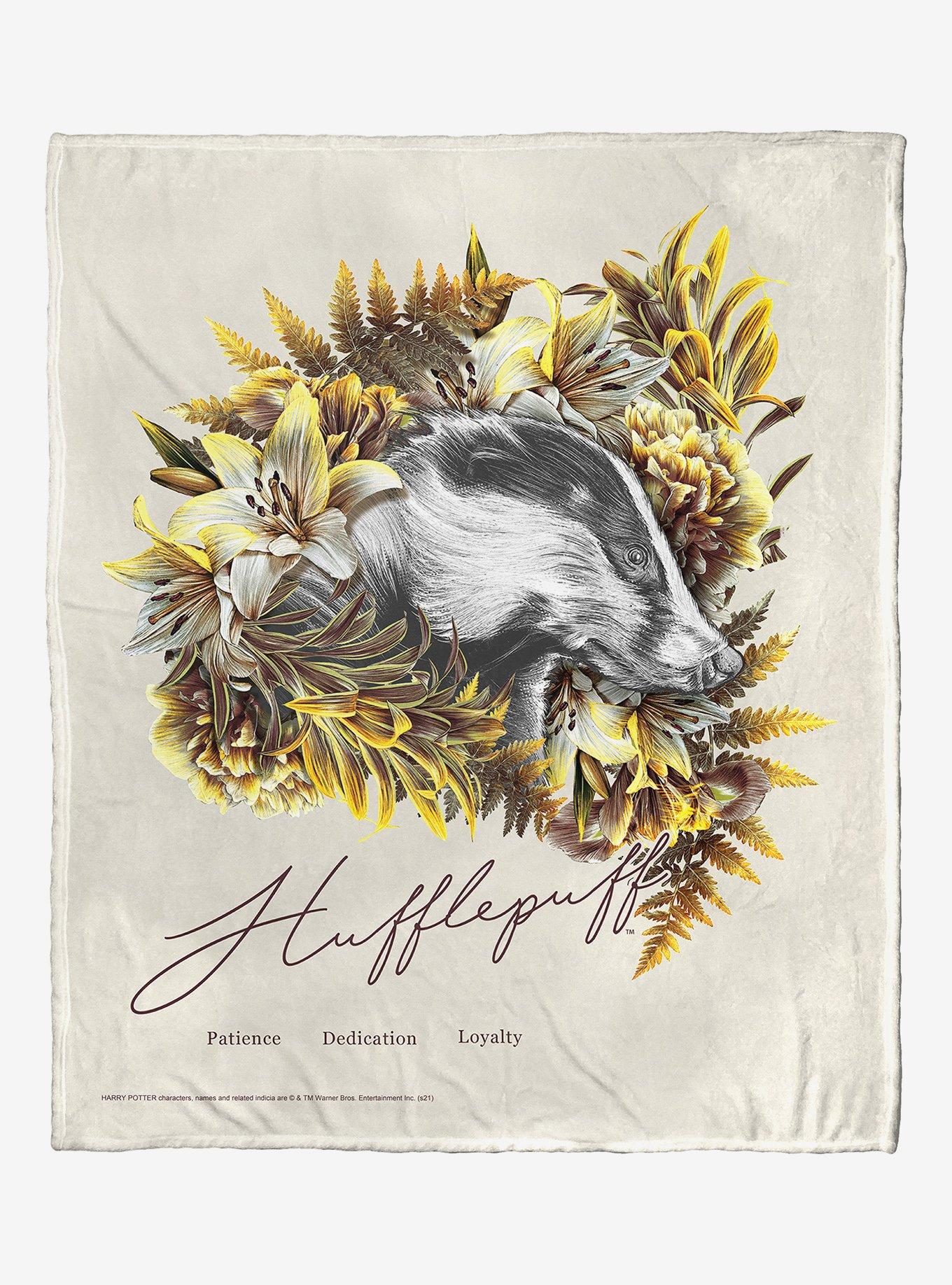 Harry Potter Hufflepuff Silk Touch Throw Blanket