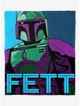 Star Wars Pop Art Boba Fett Throw Blanket, , hi-res