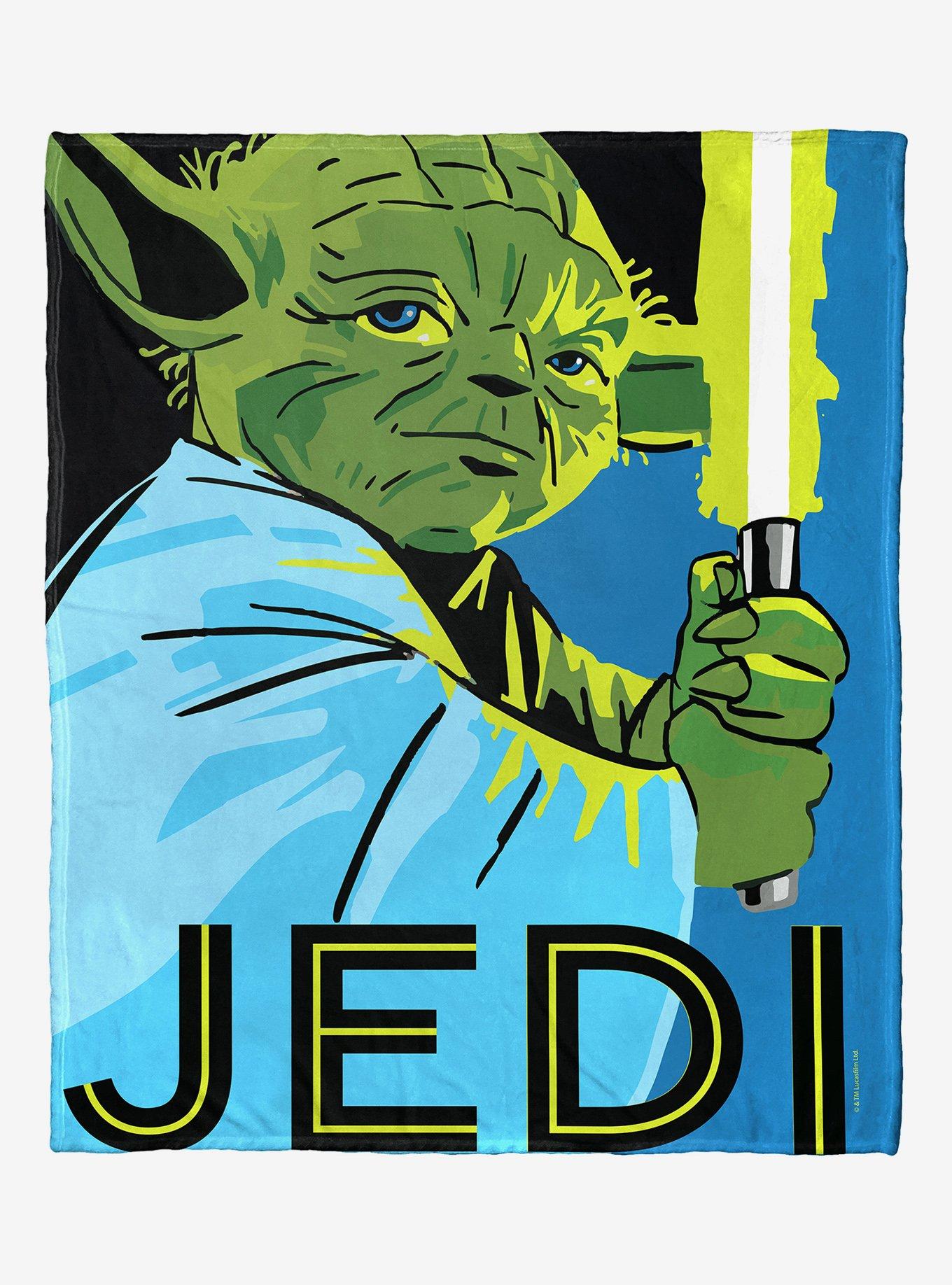 Star Wars Pop Art Jedi Silk Touch Throw Blanket Hot Topic