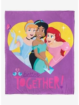 Disney Princesses Better Together Silk Touch Throw Blanket, , hi-res