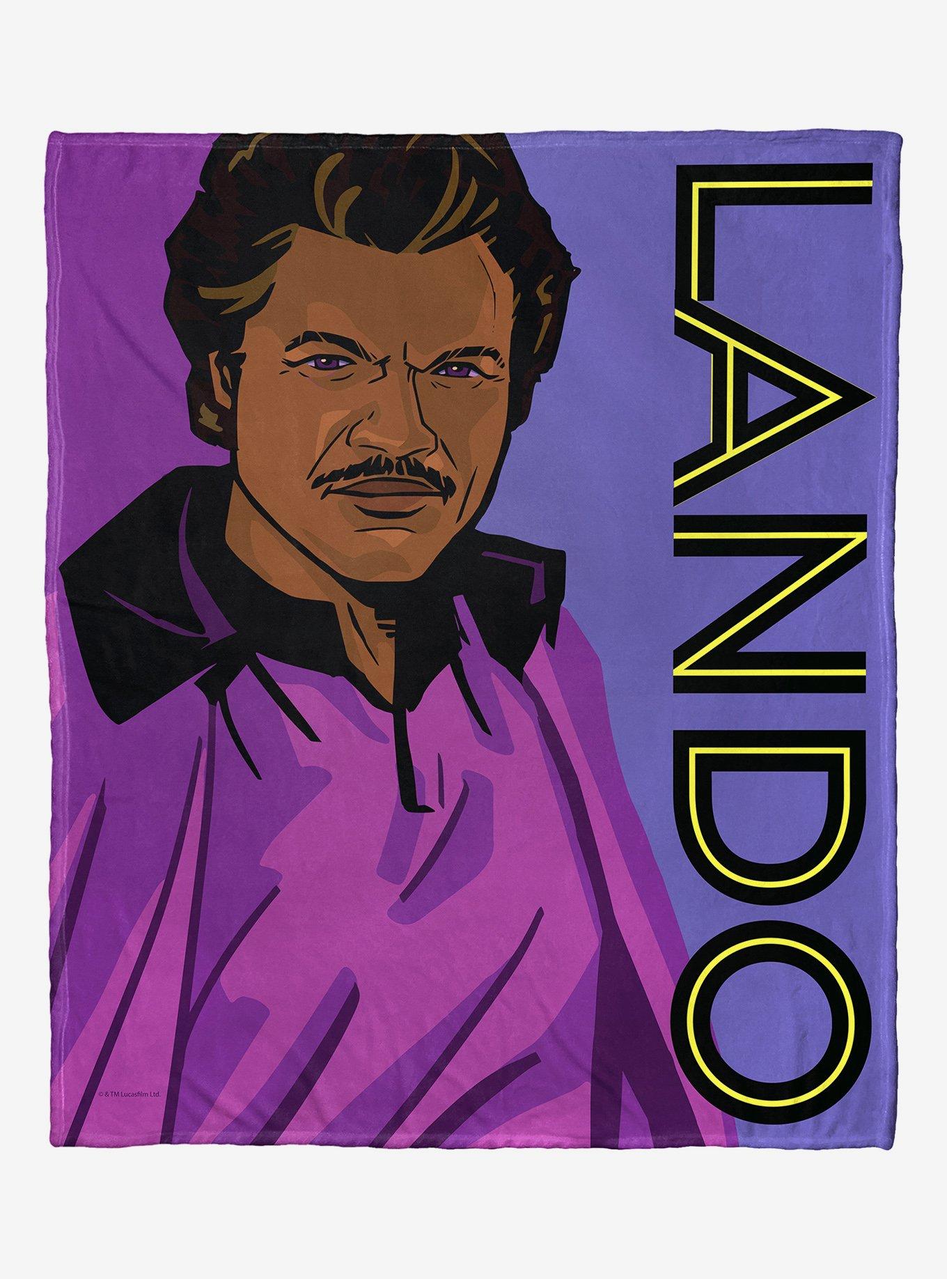 Star Wars Pop Art Lando Silk Touch Throw Blanket Hot Topic