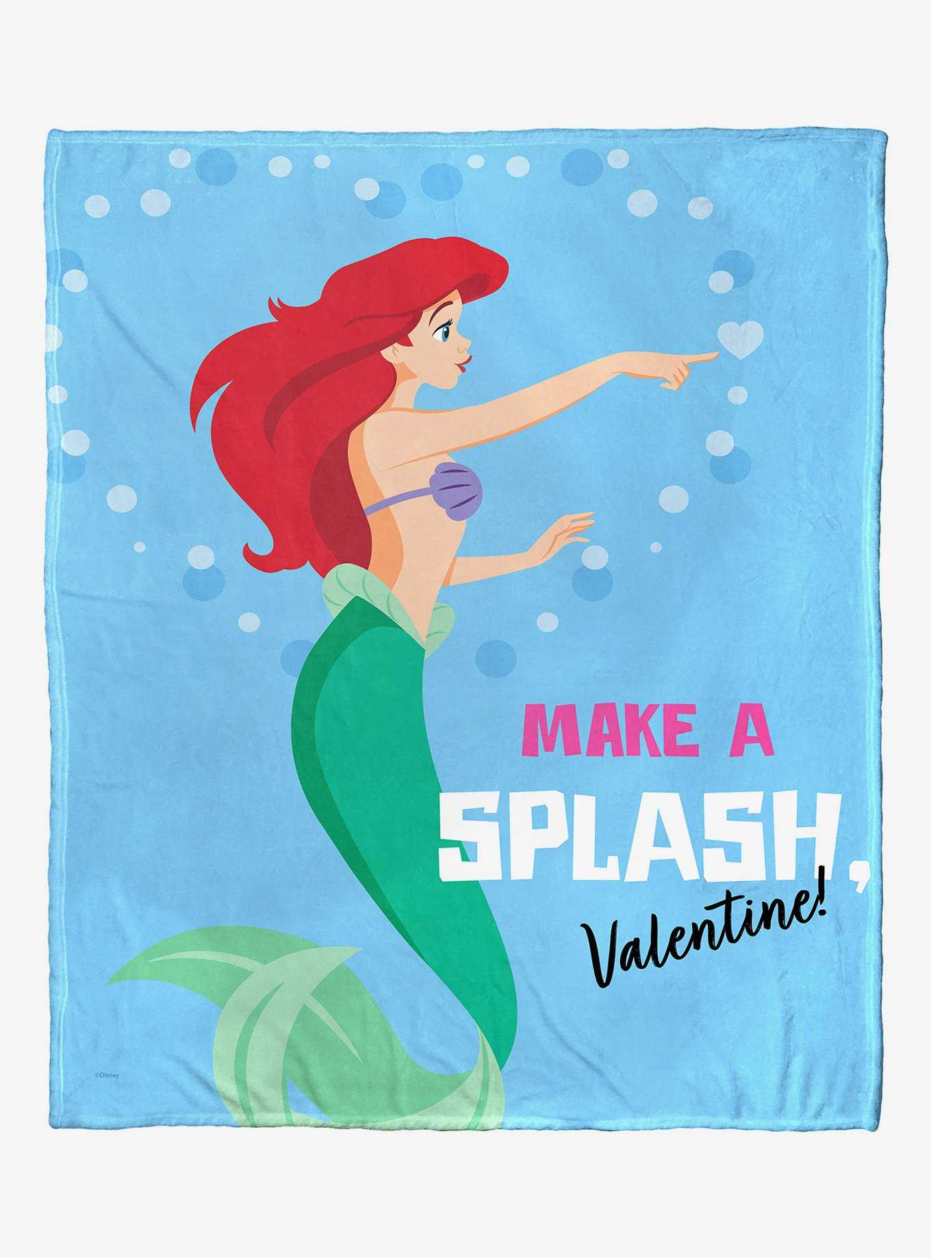 Disney Princesses Make A Splash Throw Blanket, , hi-res