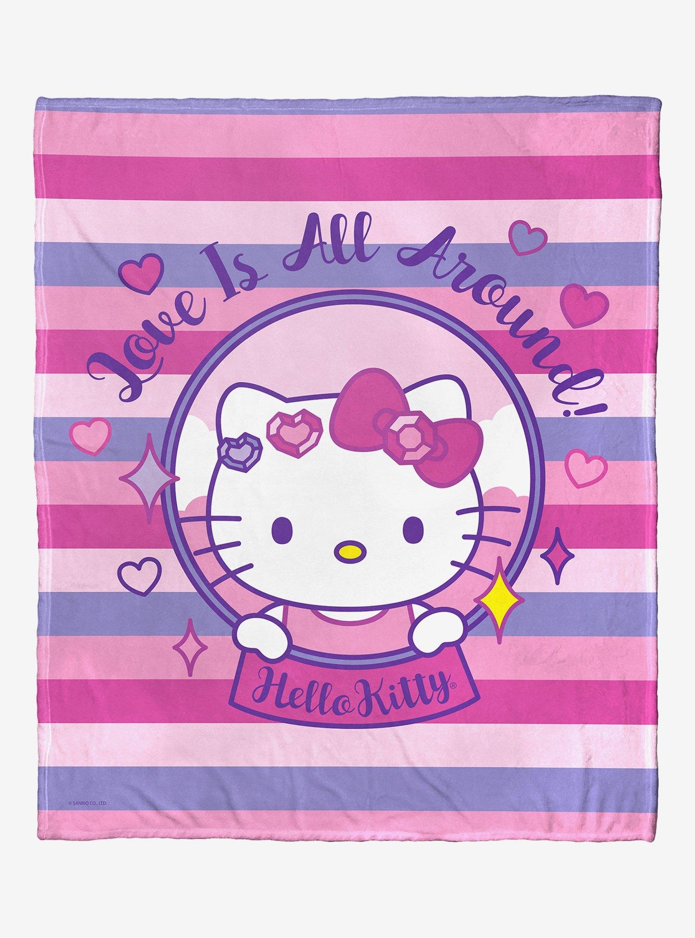 Sanrio Hello Kitty All Around Silk Touch Throw Blanket Hot Topic