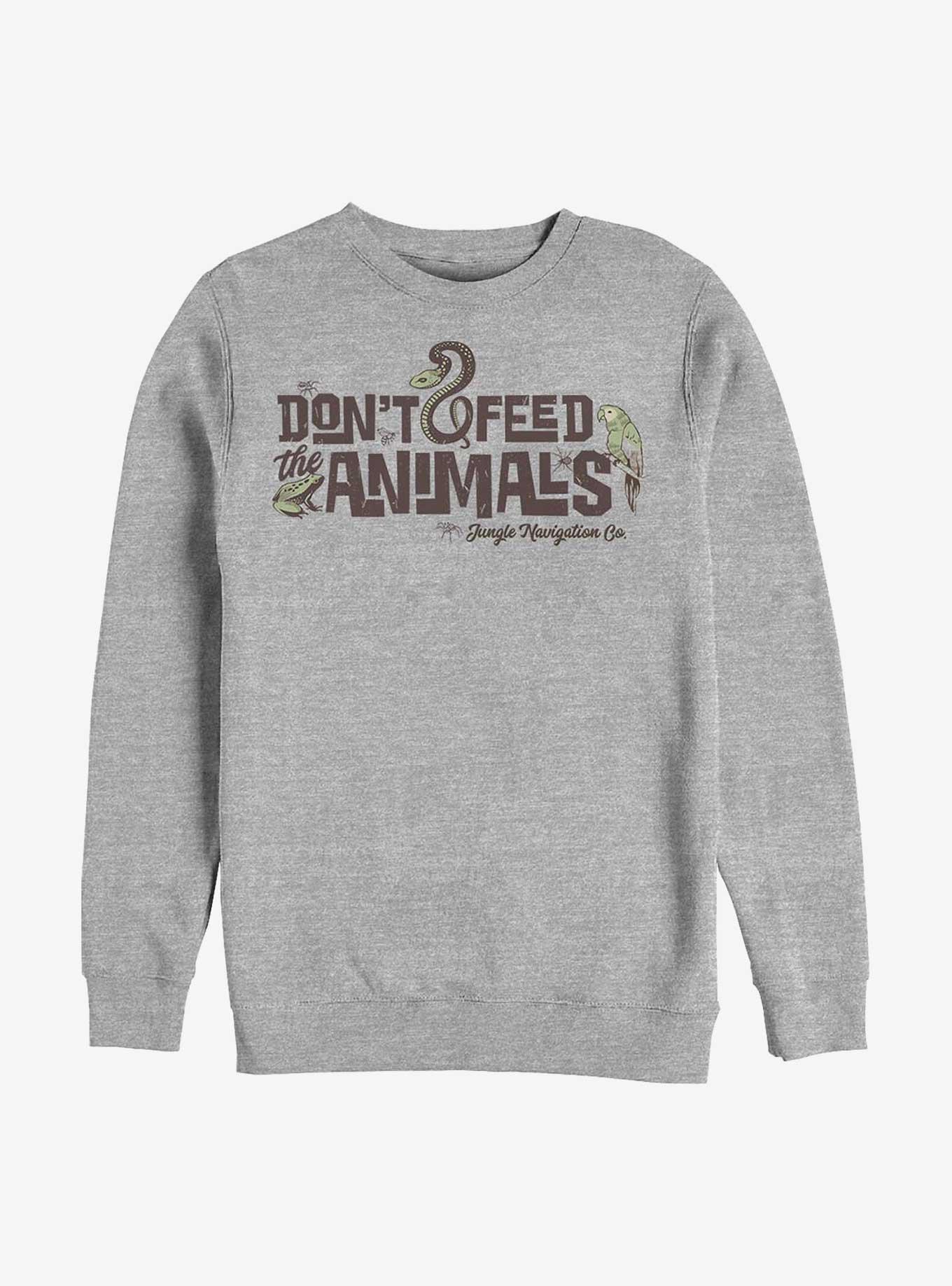 Disney Jungle Cruise Don't Feed Animals Sweatshirt, ATH HTR, hi-res