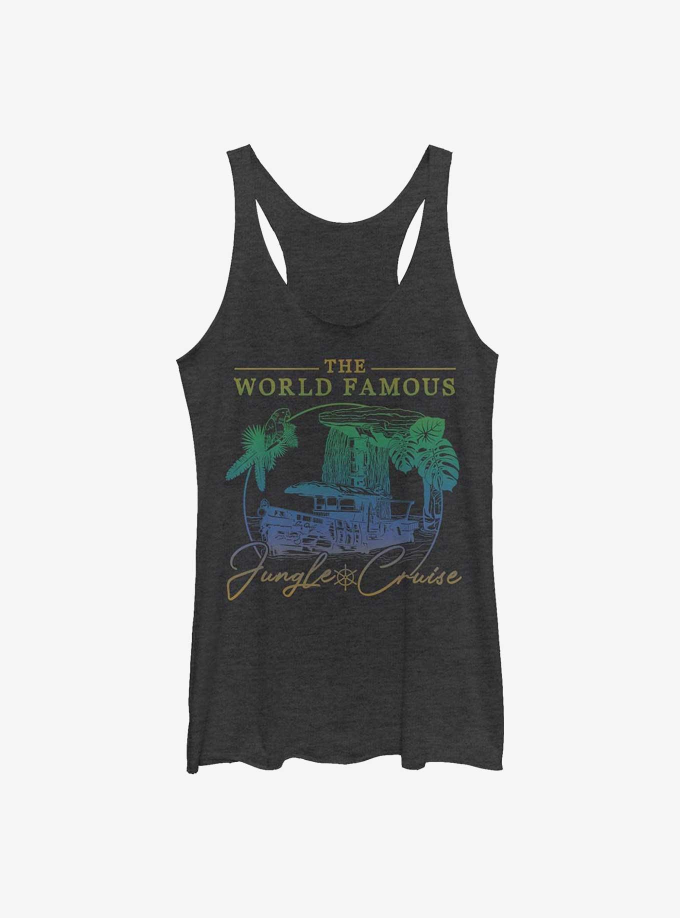 Disney Jungle Cruise World Famous Womens Tank Top, BLK HTR, hi-res