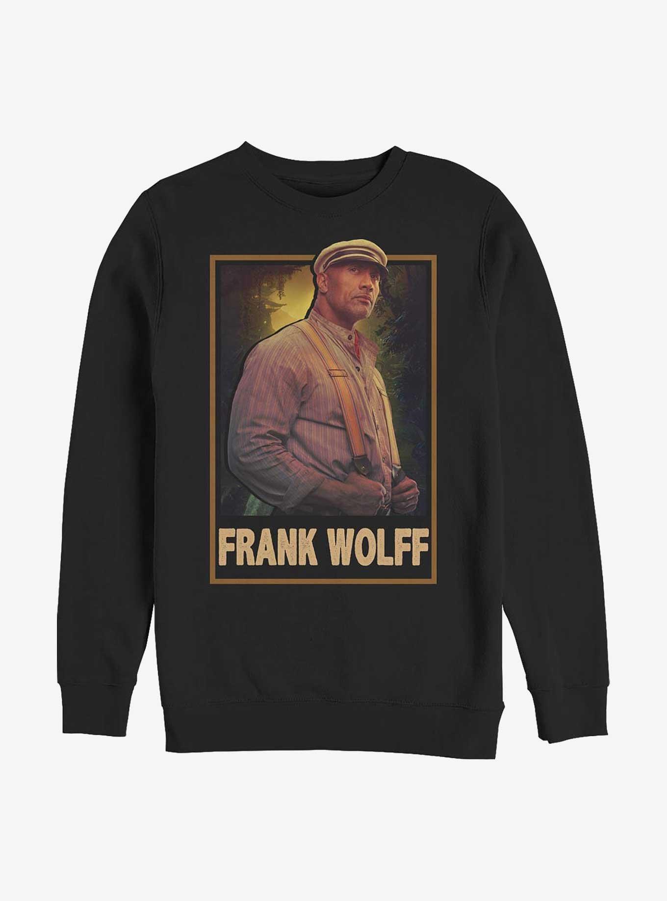 Disney Jungle Cruise Frank Wolff Hero Shot Sweatshirt, BLACK, hi-res