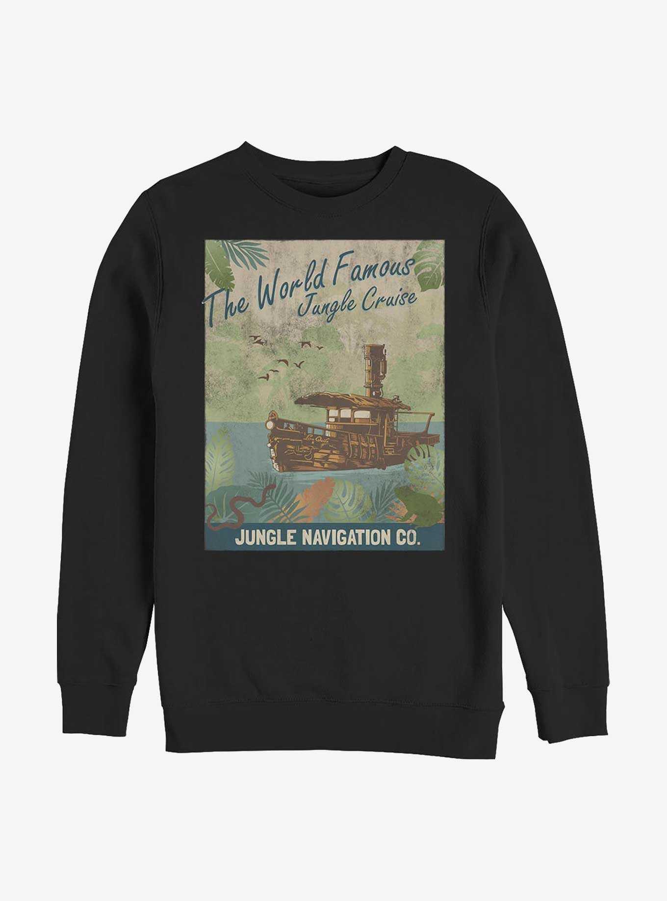 Disney Jungle Cruise Vintage Poster Sweatshirt, , hi-res