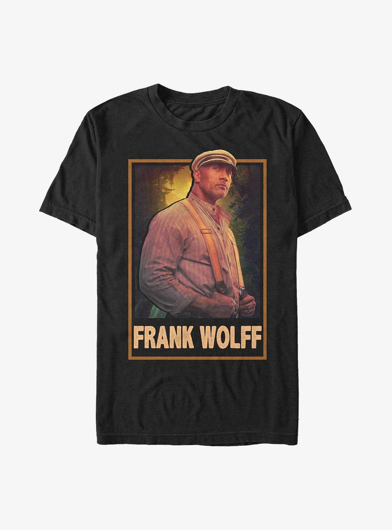 Disney Jungle Cruise Frank Wolff Hero Shot T-Shirt, BLACK, hi-res