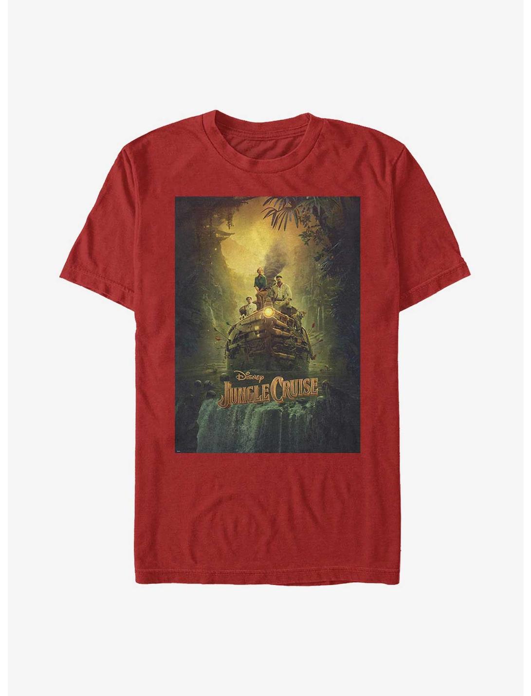 Disney Jungle Cruise Poster T-Shirt, RED, hi-res