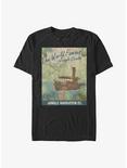 Disney Jungle Cruise Vintage Poster T-Shirt, BLACK, hi-res