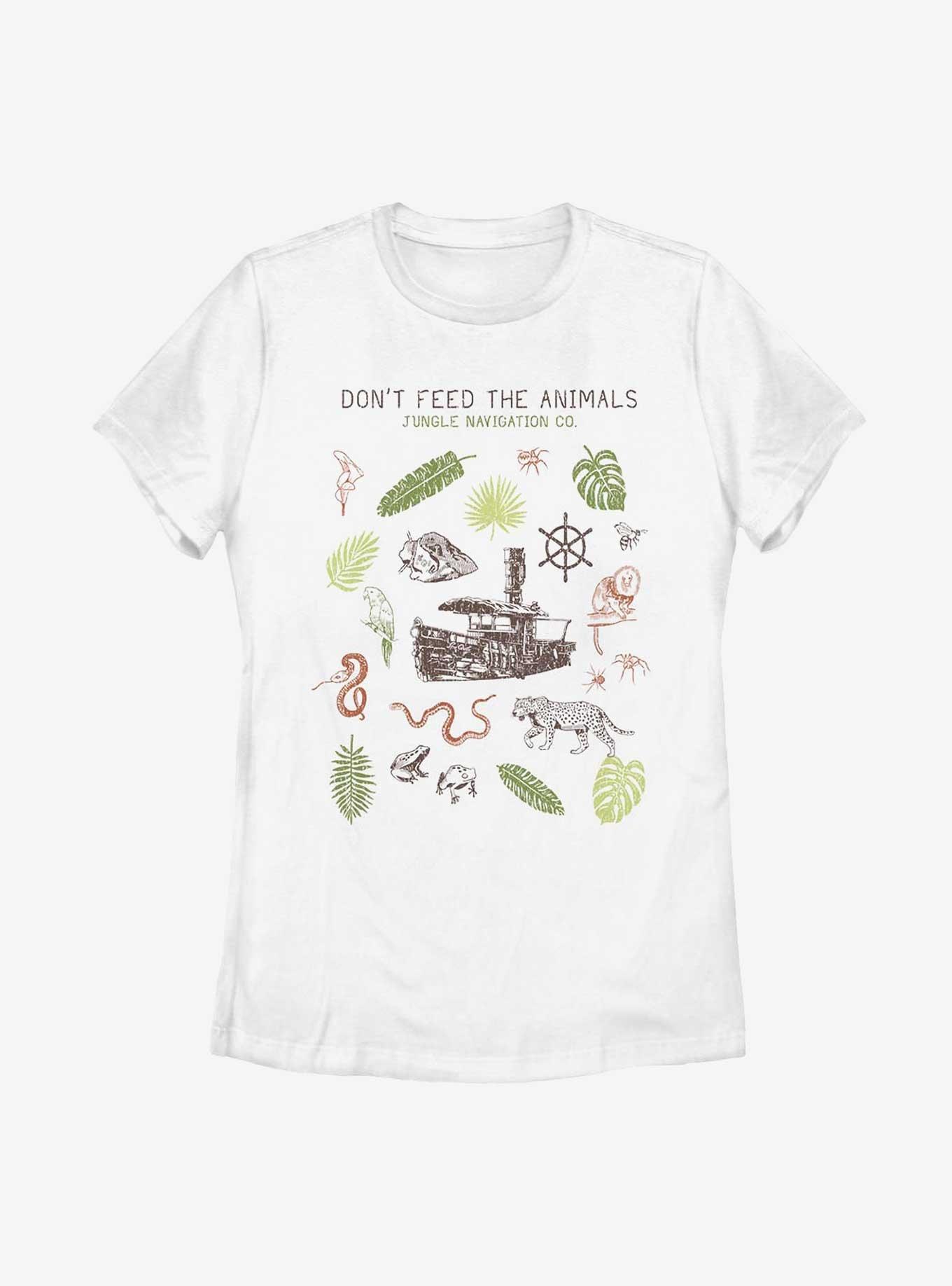 Disney Jungle Cruise Don't Feed The Animals Womens T-Shirt, WHITE, hi-res