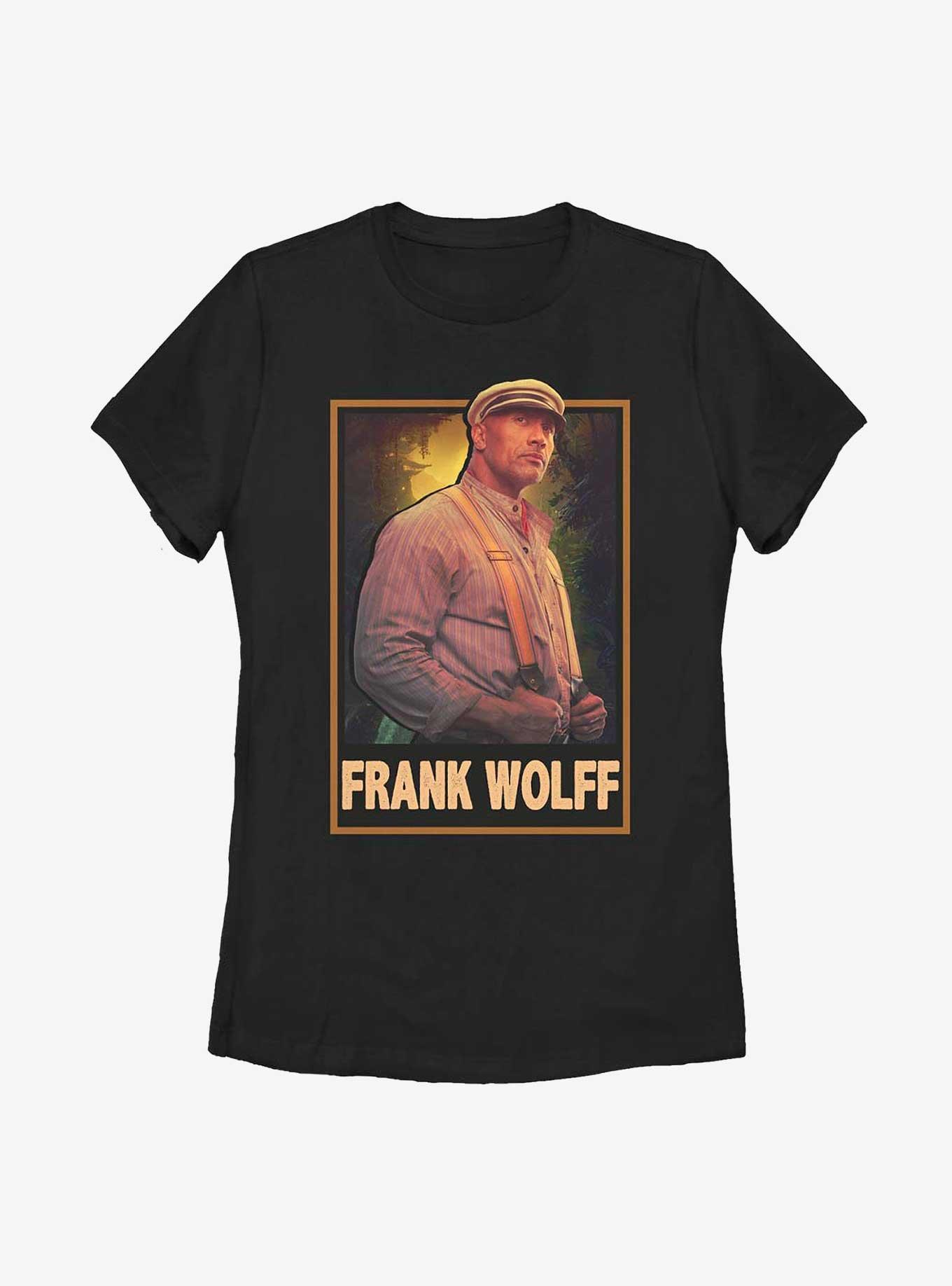 Disney Jungle Cruise Frank Wolff Hero Shot Womens T-Shirt, BLACK, hi-res