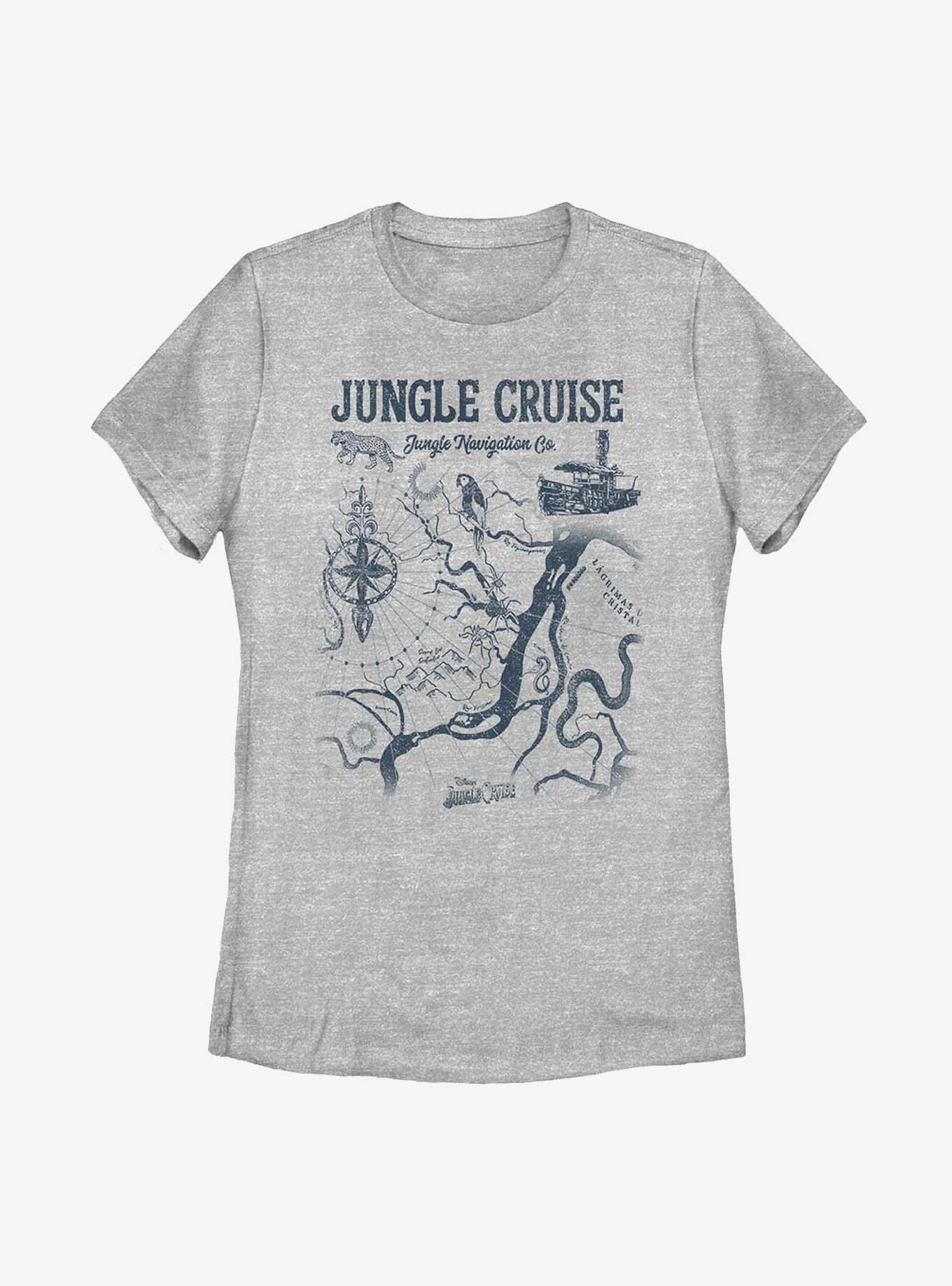 Disney Jungle Cruise Navigation Co. Womens T-Shirt, ATH HTR, hi-res