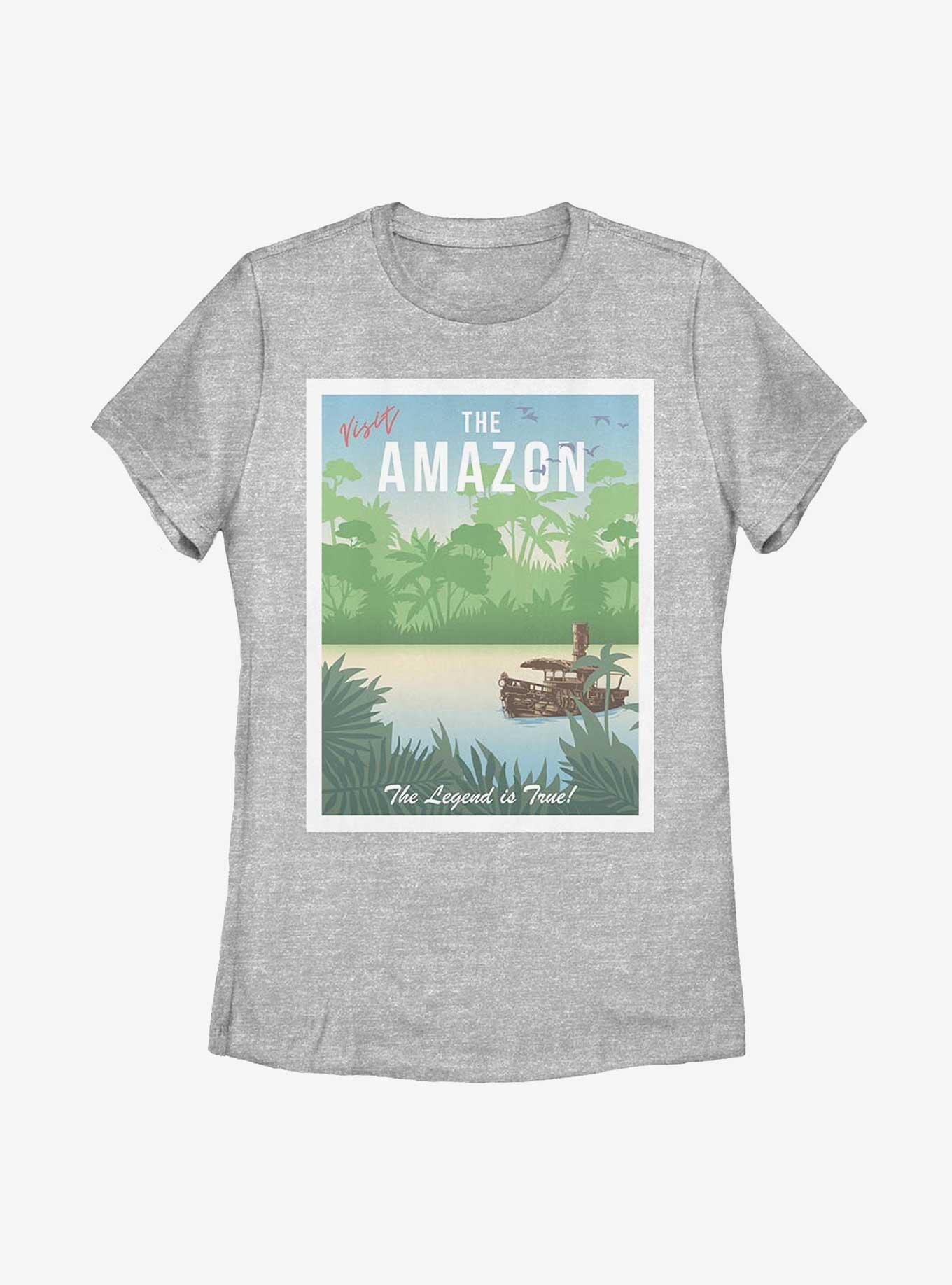 Disney Jungle Cruise Visit The Amazon Womens T-Shirt, ATH HTR, hi-res