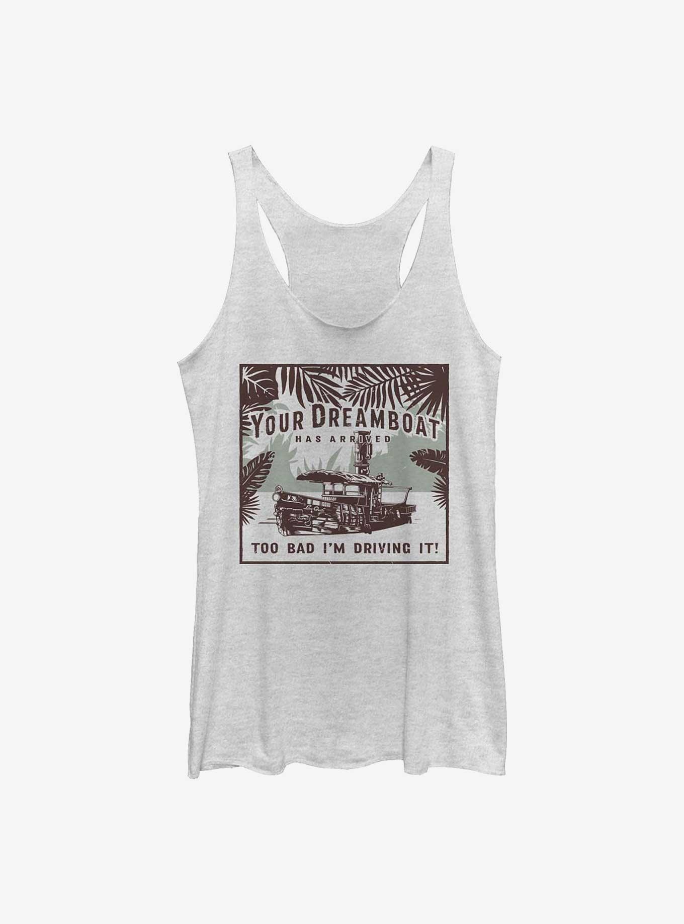 Disney Jungle Cruise Dream Boat Womens Tank Top, WHITE HTR, hi-res