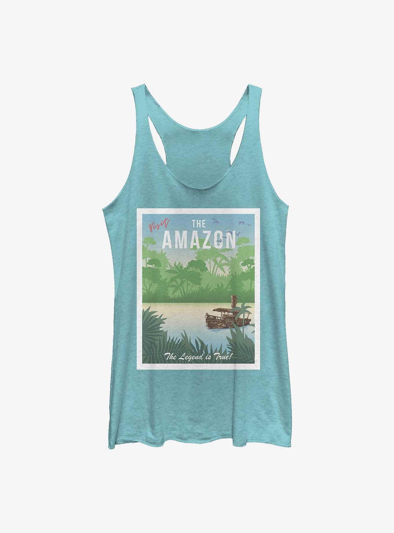 Disney Jungle Cruise Visit The Amazon Womens Tank Top, TAHI BLUE, hi-res