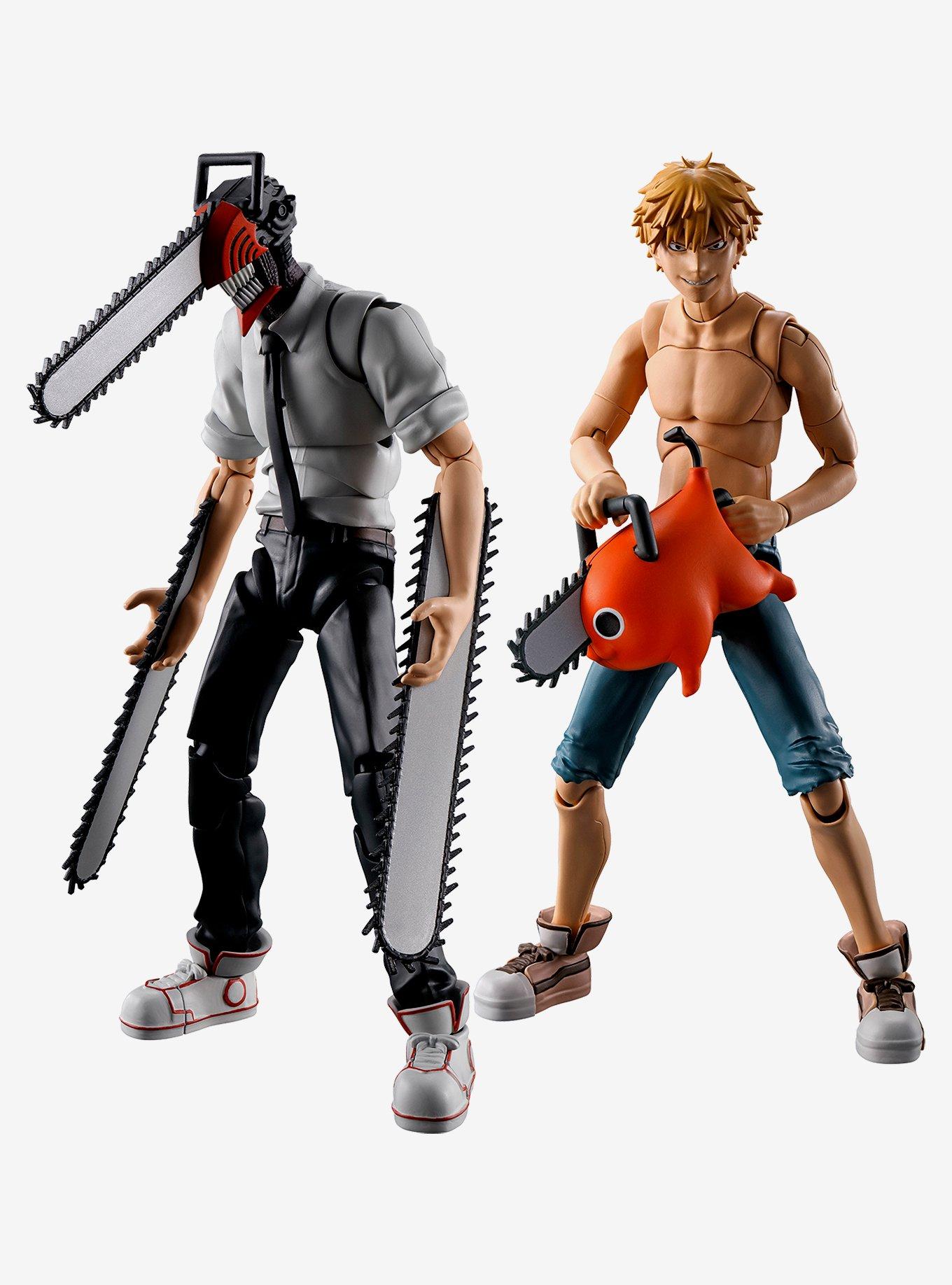 Bandai Spirits Chainsaw Man SMP Chainsaw Man & Denji Model Kit Set, , hi-res