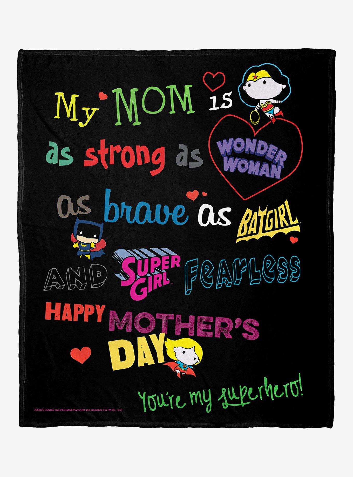 DC Comics Justice League Mom Is Super Blanket, , hi-res