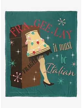 A Christmas Story Fra-Gee-Lay Throw Blanket, , hi-res