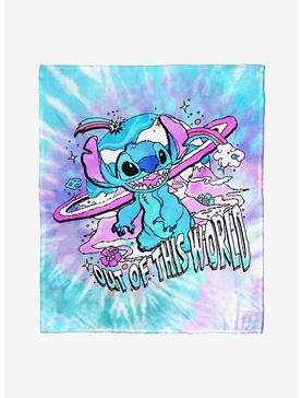 Disney Lilo & Stitch Hippie Stitch Throw Blanket, , hi-res