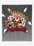 Aggretsuko Wooo! Silk Touch Throw Blanket, , hi-res
