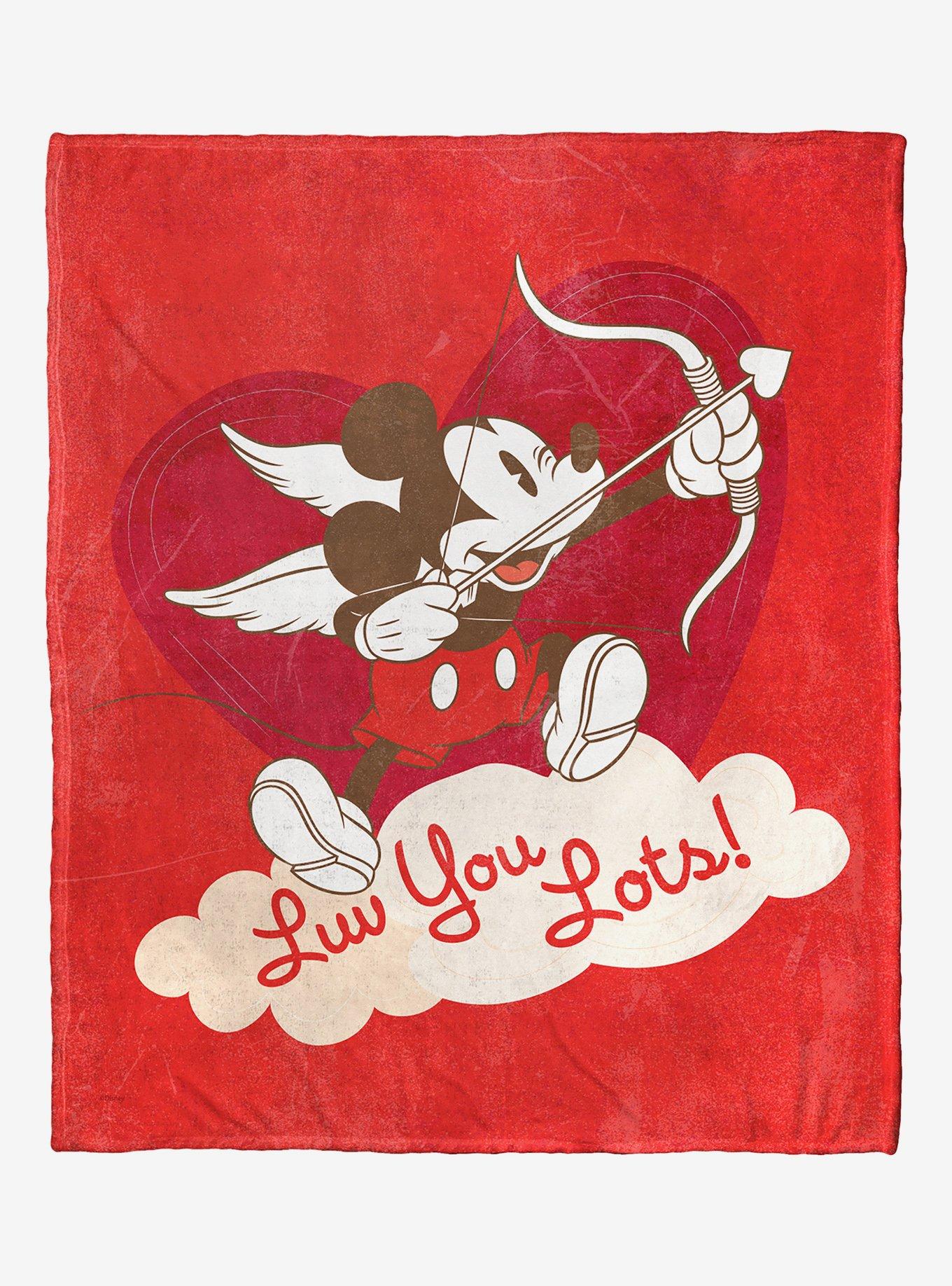 Disney Mickey Mouse Cherub Mickey Throw Blanket, , hi-res