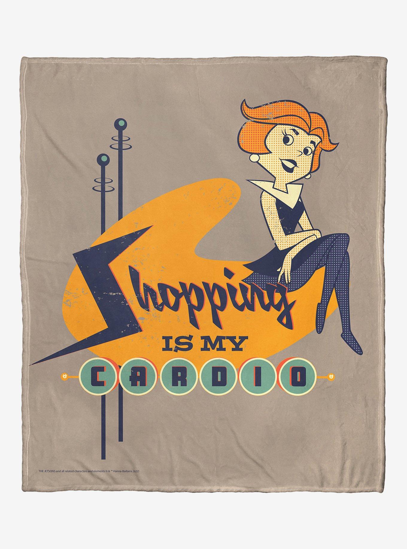 The Jetsons Shopping Workout Throw Blanket, , hi-res