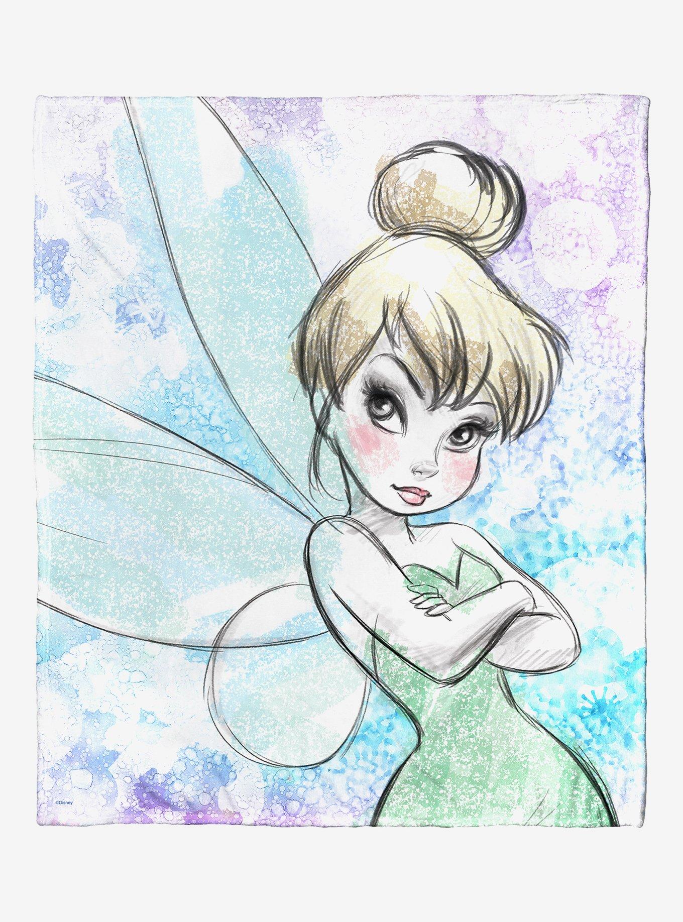 Disney Tinker Bell Posie Poppin Pixie Throw Blanket, , hi-res