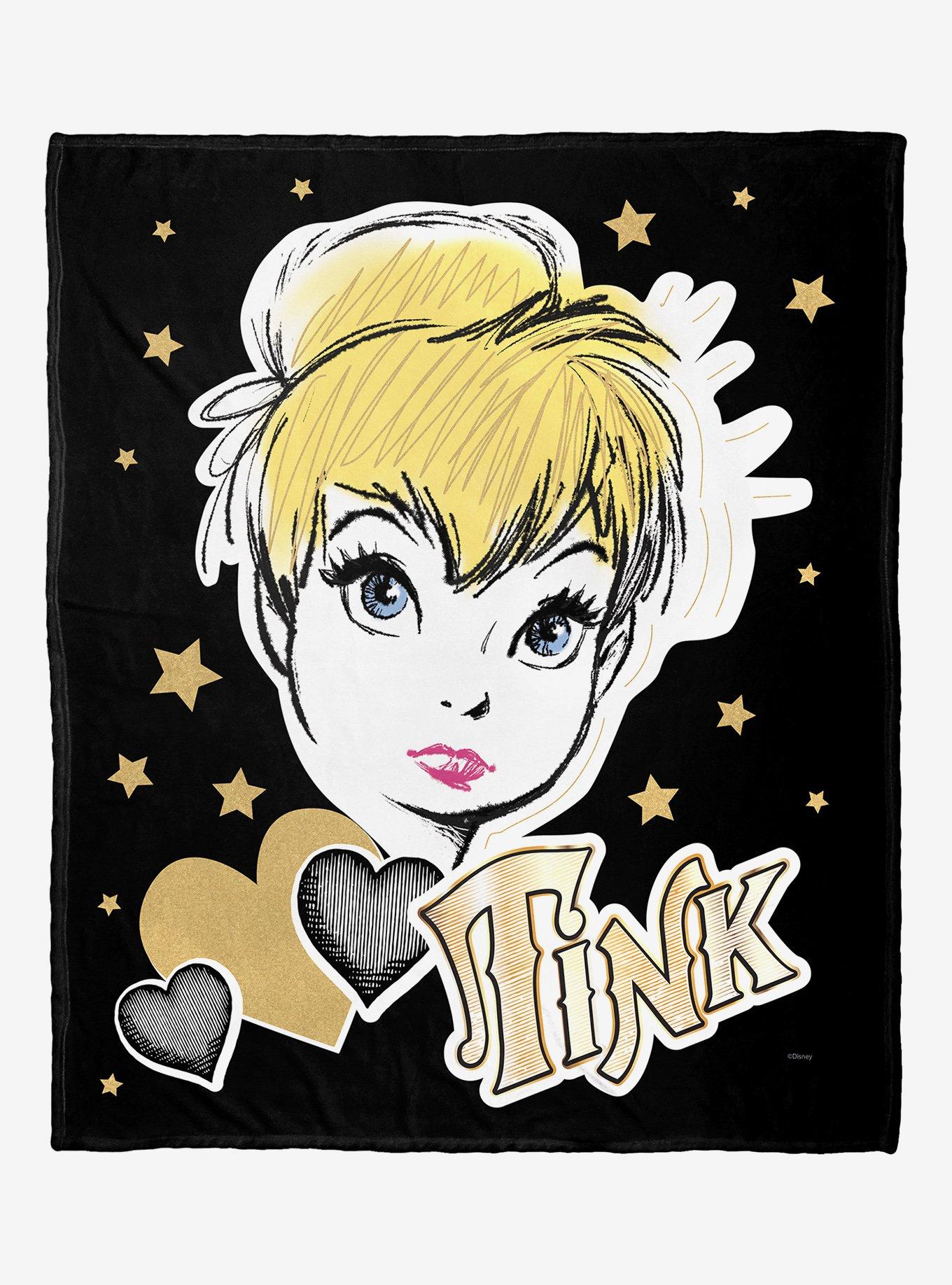 Disney Tinker Bell Sparkle Power Throw Blanket, , hi-res