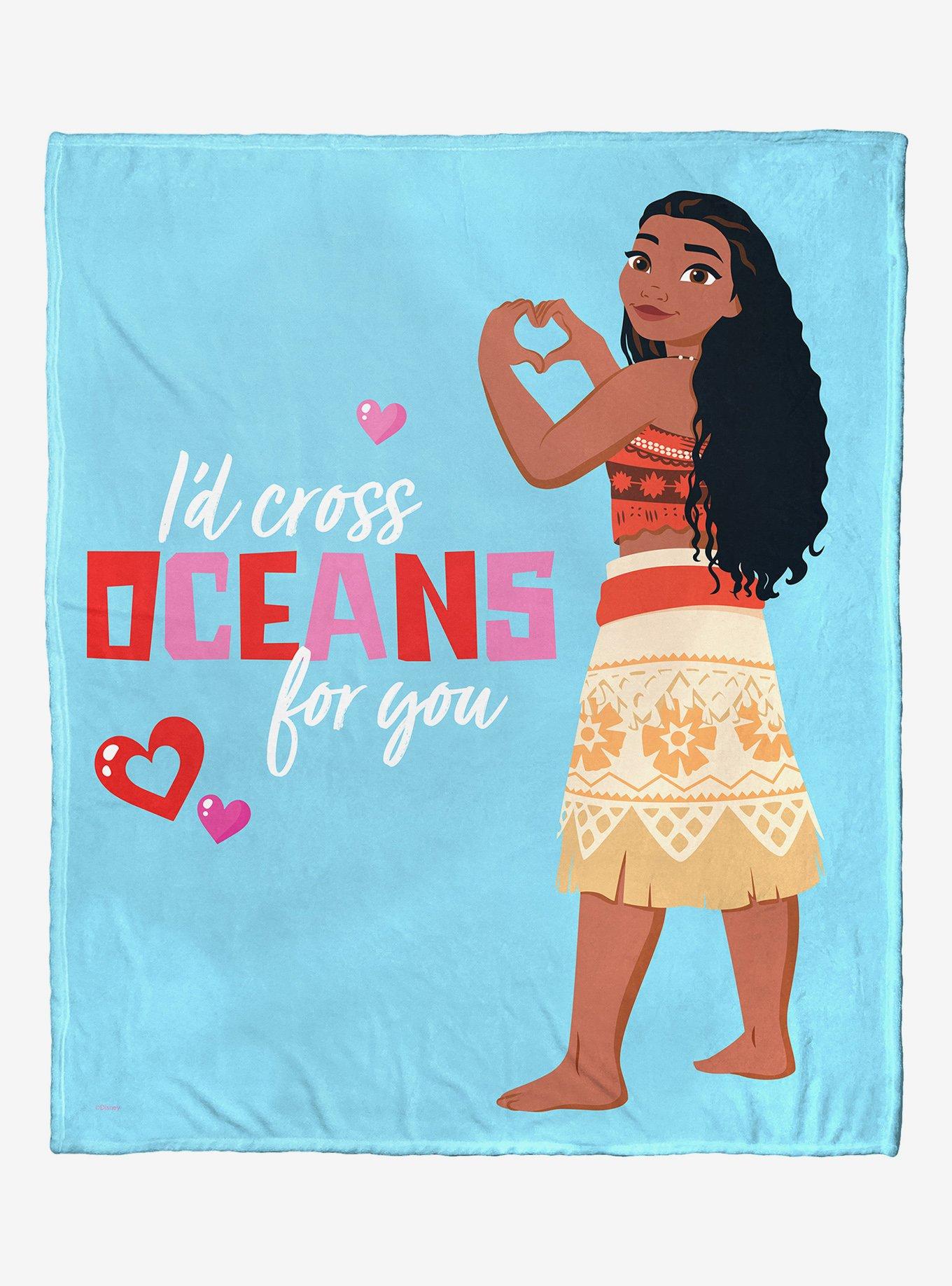 Disney Moana Cross Oceans For You Throw Blanket, , hi-res