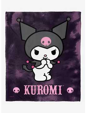 My Melody Bad Kuromi Silk Touch Throw Blanket, , hi-res